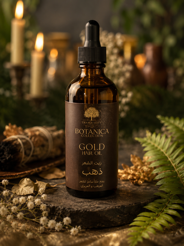 زيت "ذهب" للشعر- مكافحة التساقط الوراثي و الهرموني Gold Hair Oil